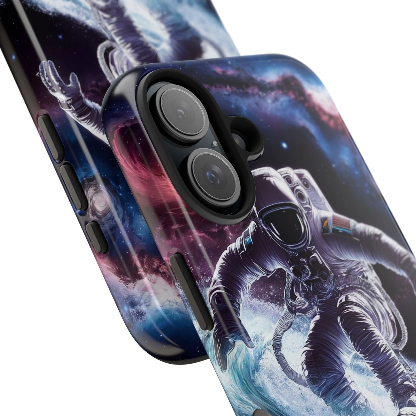 Galactic Wave Rider Astronaut Tough Phone Case