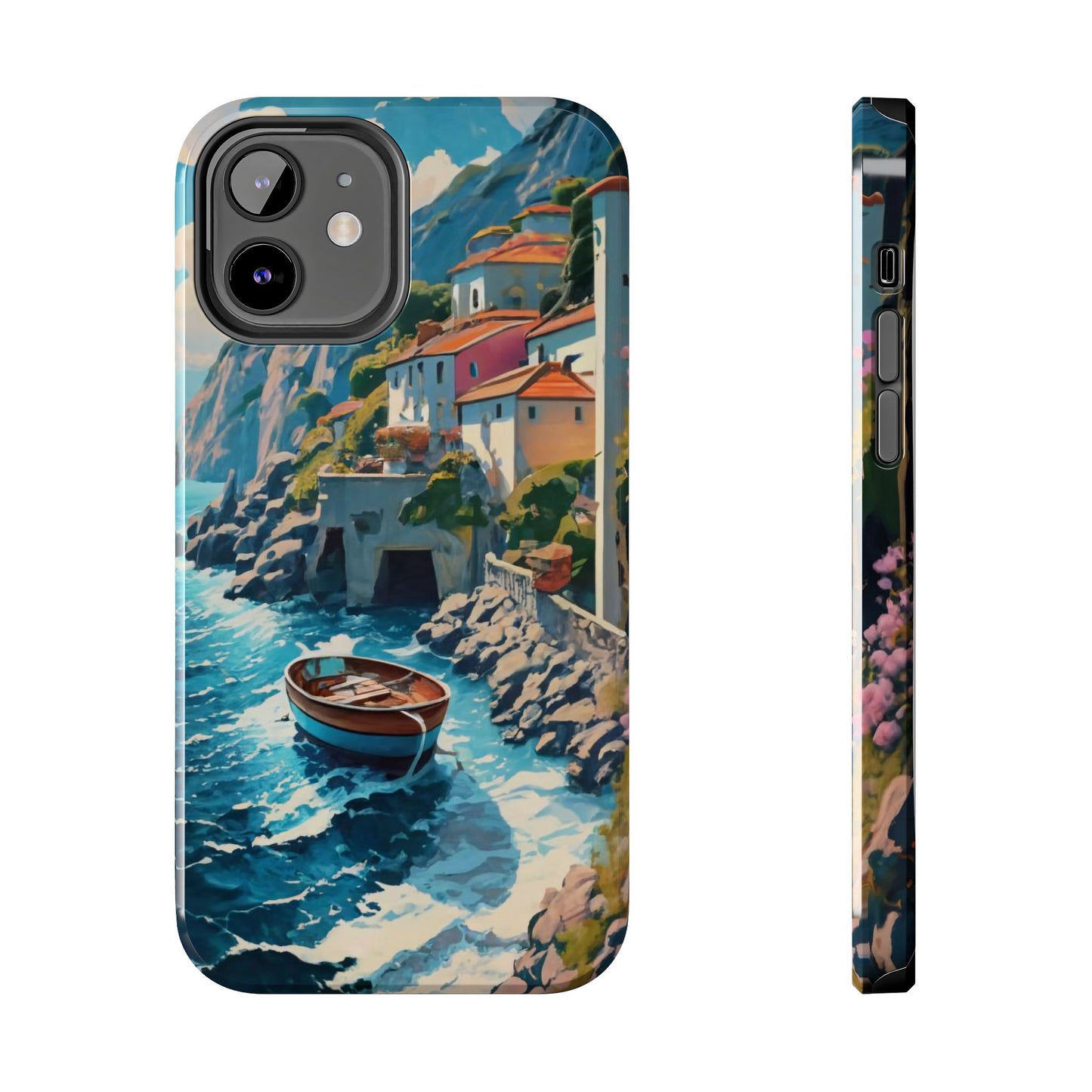 Coastal Dreamscape Boat Tough Phone Case