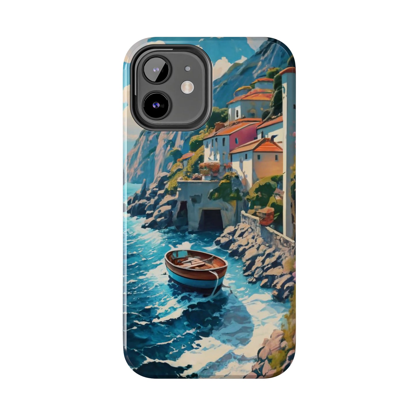 Coastal Dreamscape Boat Tough Phone Case