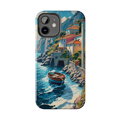 Coastal Dreamscape Boat Tough Phone Case