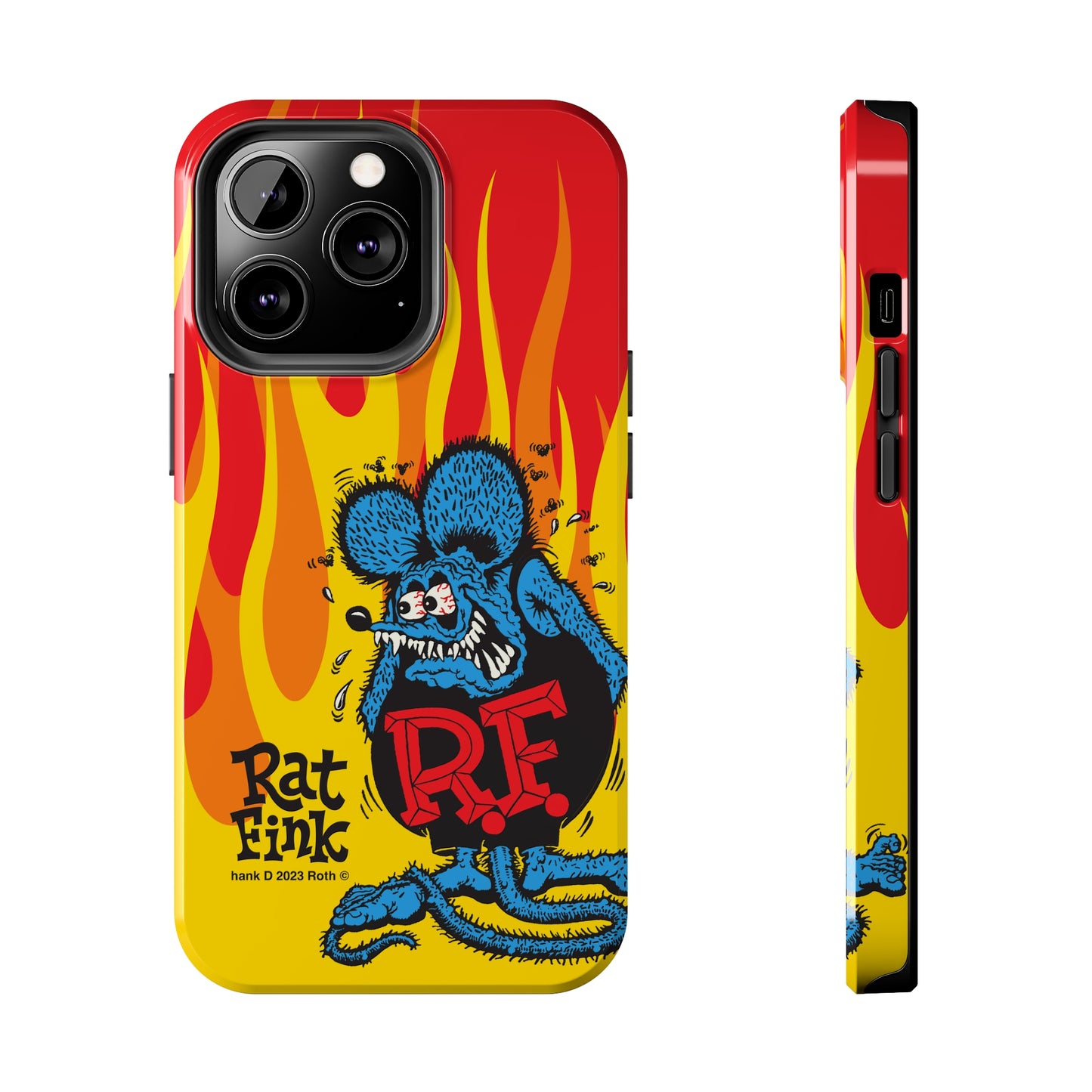 Fink Flames - Yellow/Red - Tough Phone Case