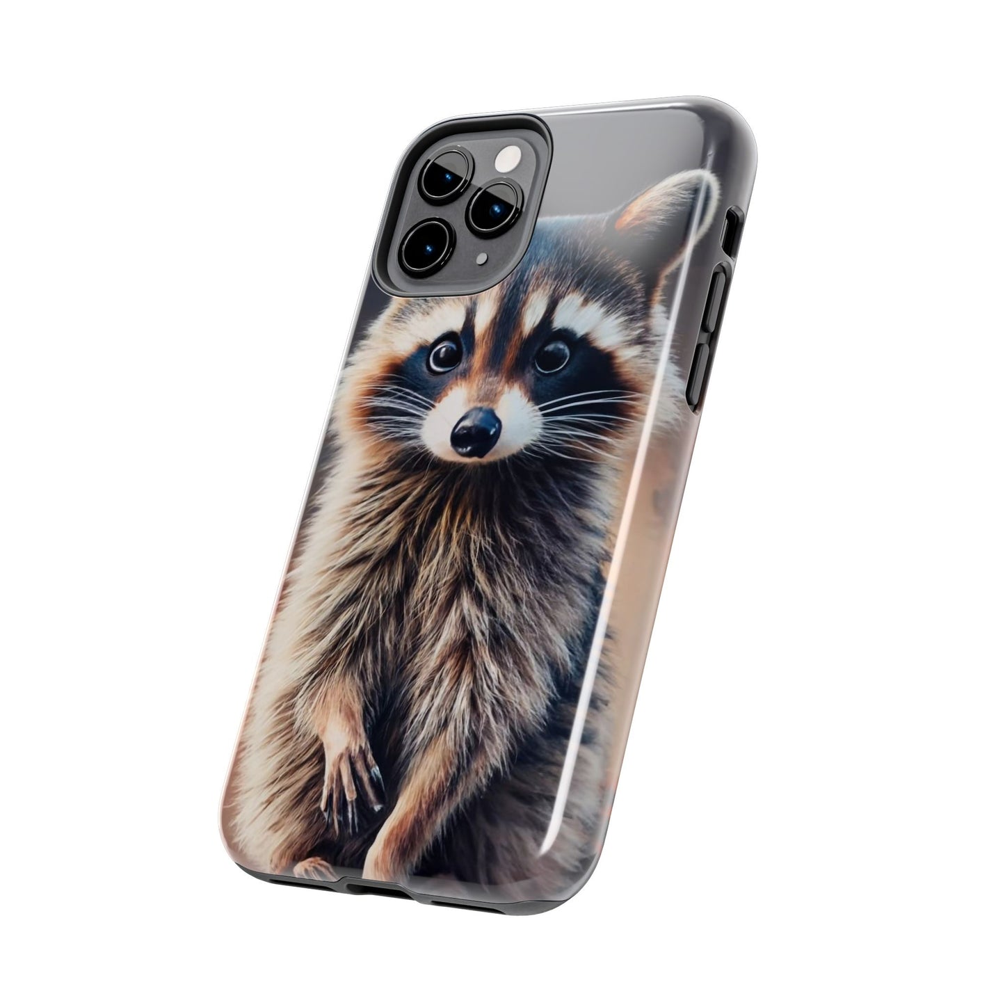 Abstract Raccoon Charm Tough Phone Case