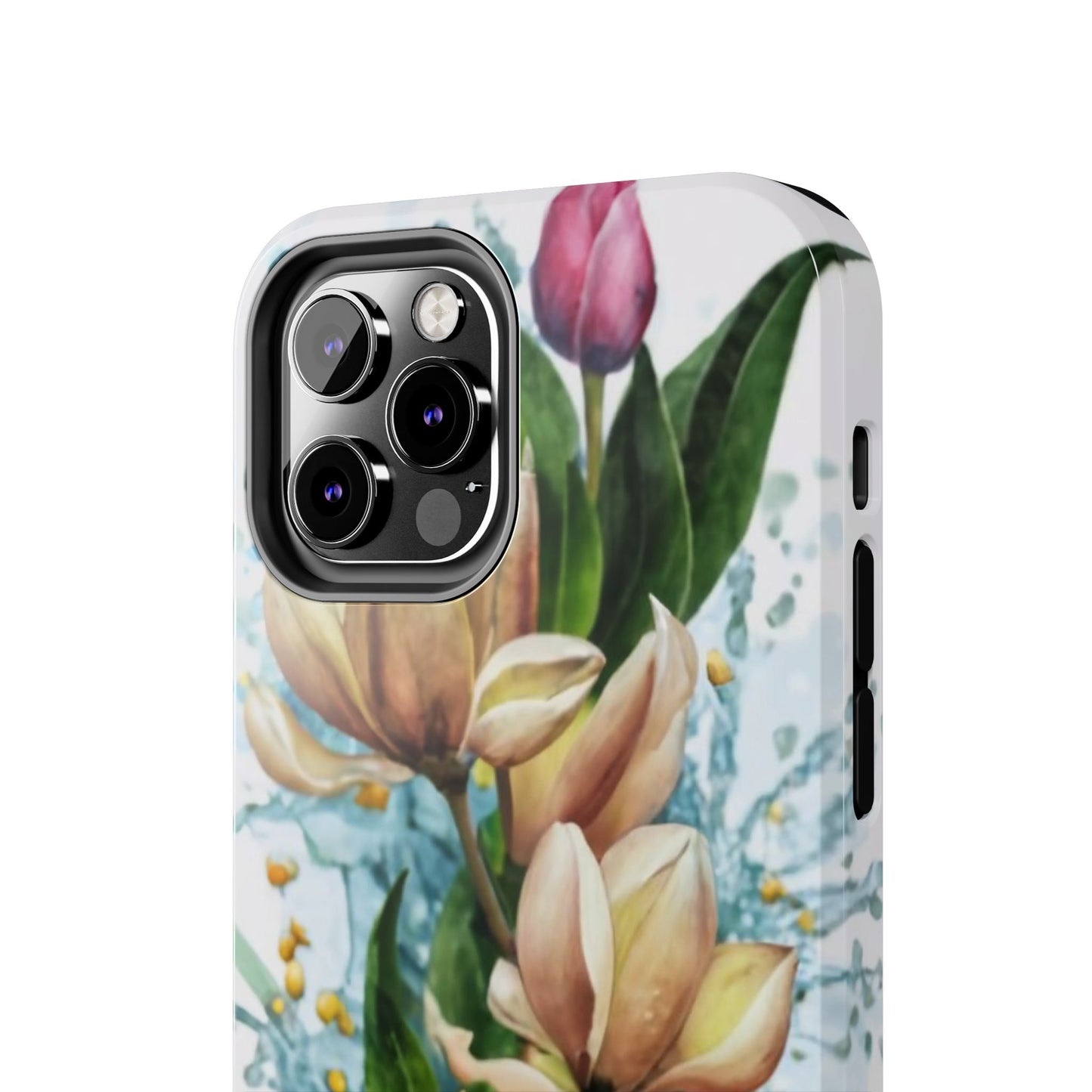 Blossom Splash Watercolor Floral Tough Phone Case