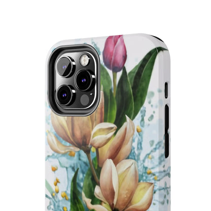 Blossom Splash Watercolor Floral Tough Phone Case