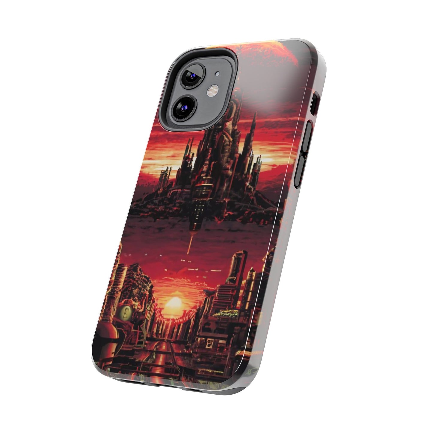 PixelVista Futuristic City Tough Phone Case