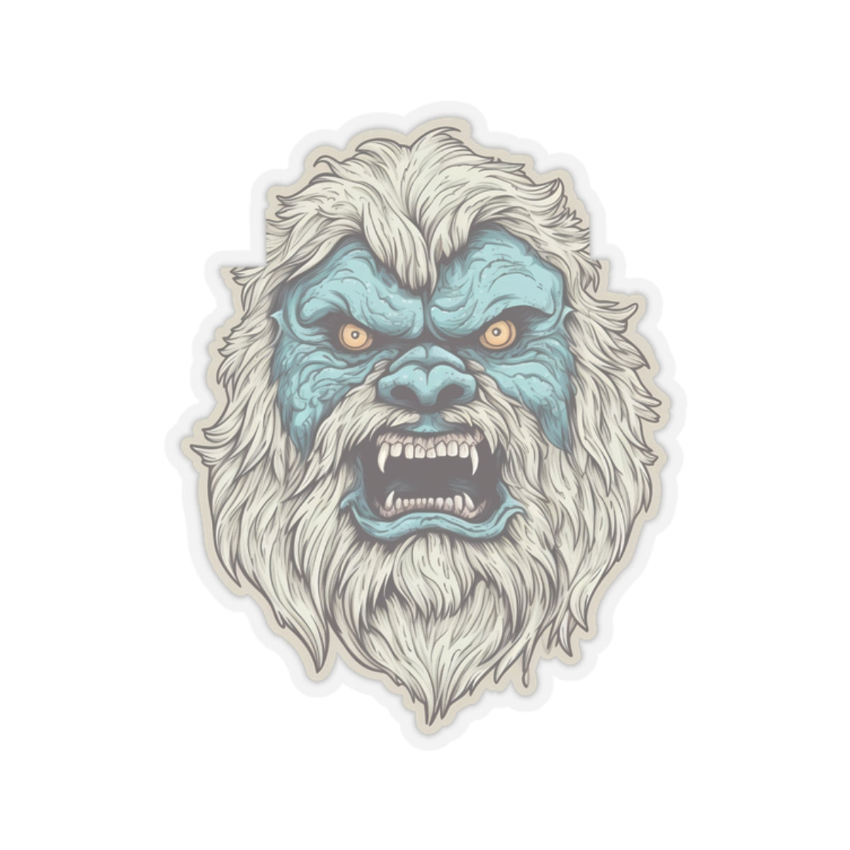 Ferocious Yeti Fury Sticker