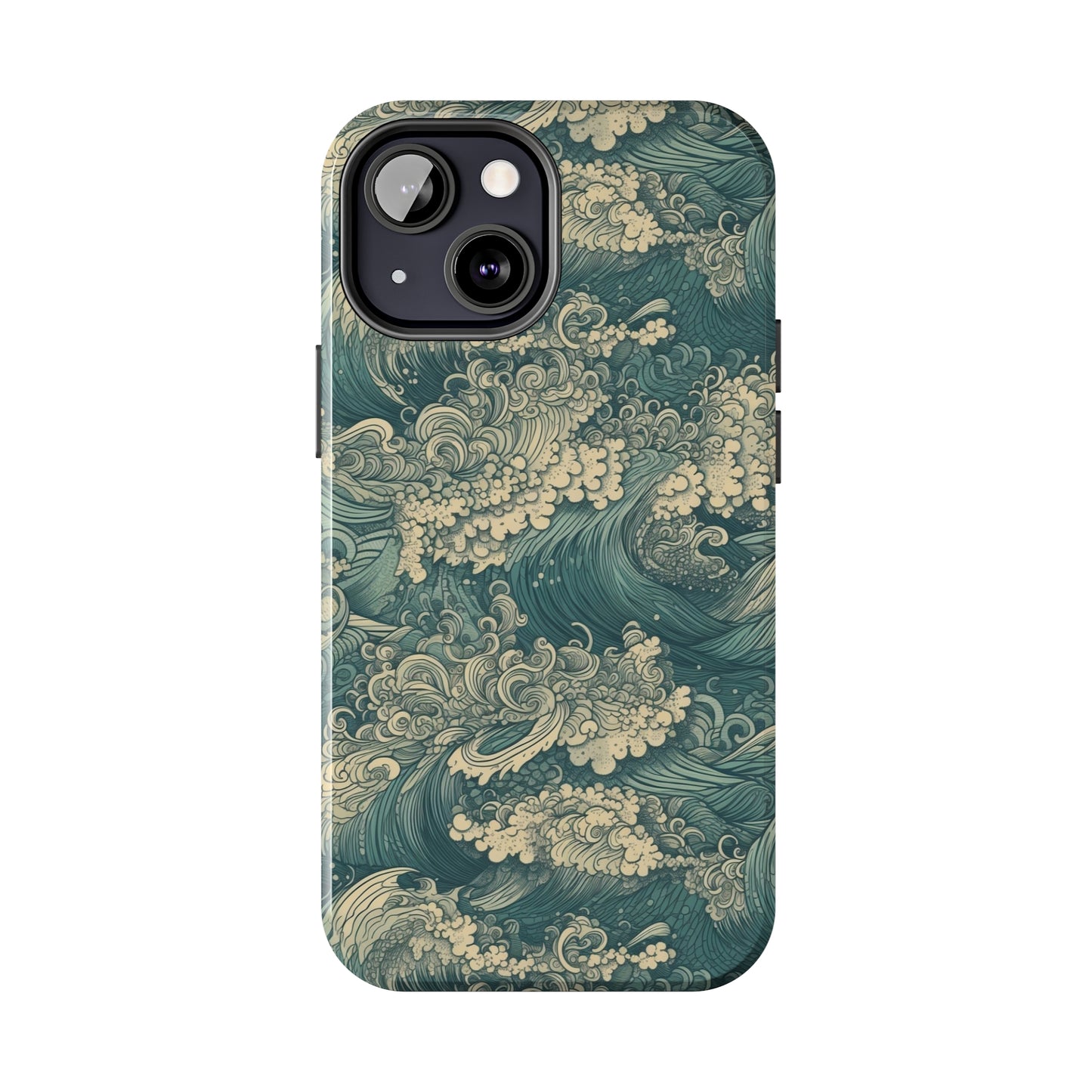 Tranquil Tides - Wave of Colors - Tough Phone Case