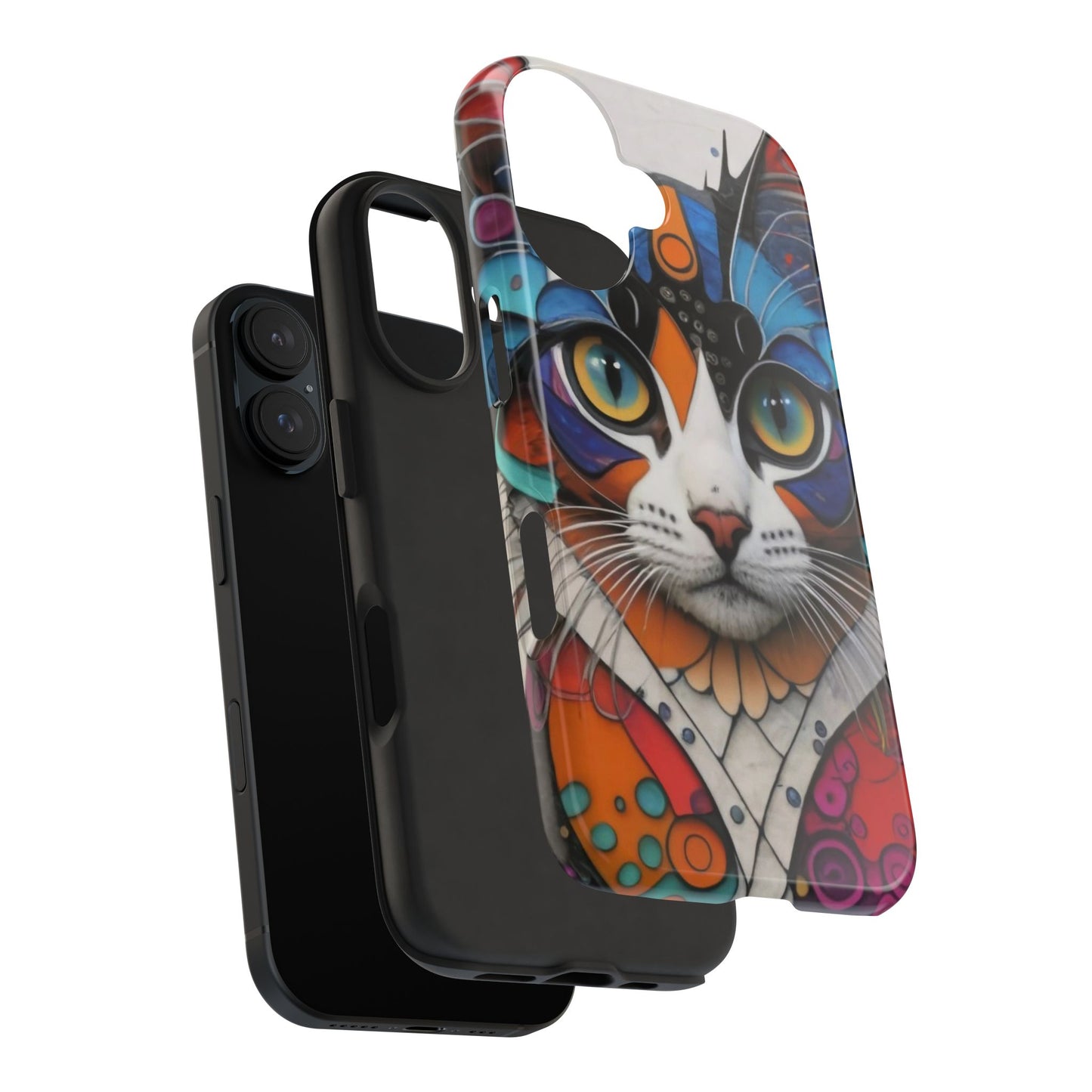 Whimsical Cat Dreamscape Guardian Phone Case