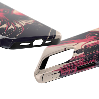 Kraken Rampage Cityscape Tough Phone Case