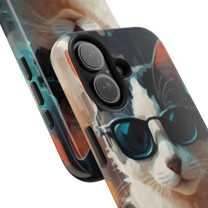 CoolCat Dinner Date Tough Phone Case