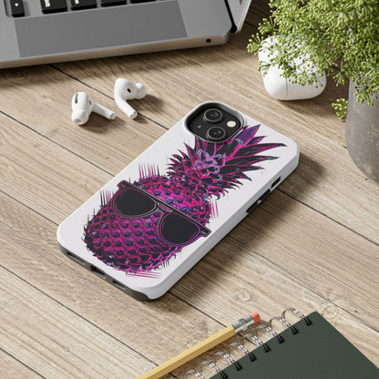 Pineapple Paradise Sunglasses Tough Phone Case