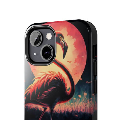 Sunset Flamingo Defender Case