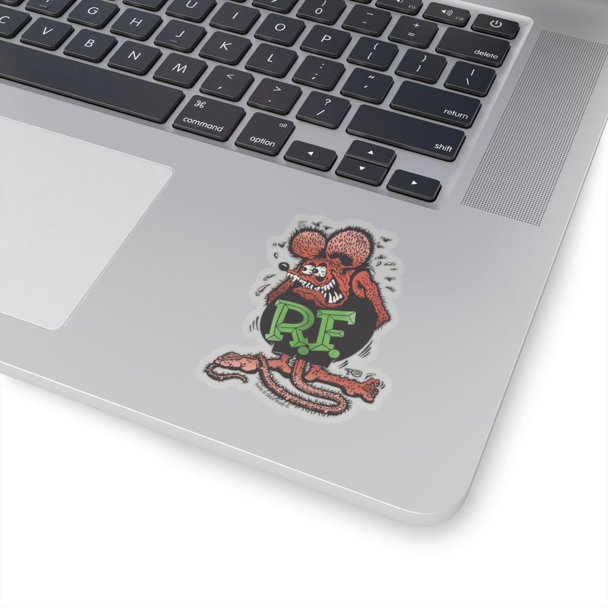 Revolt Red & Black Rat Fink Sticker