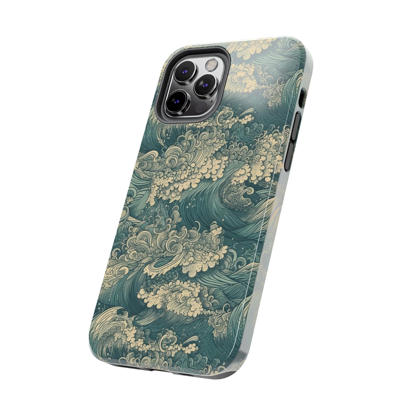 Tranquil Tides - Wave of Colors - Tough Phone Case