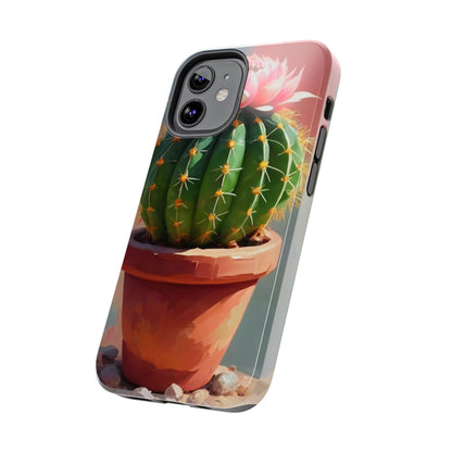 DesertBloom Terracotta Cactus Tough Phone Case