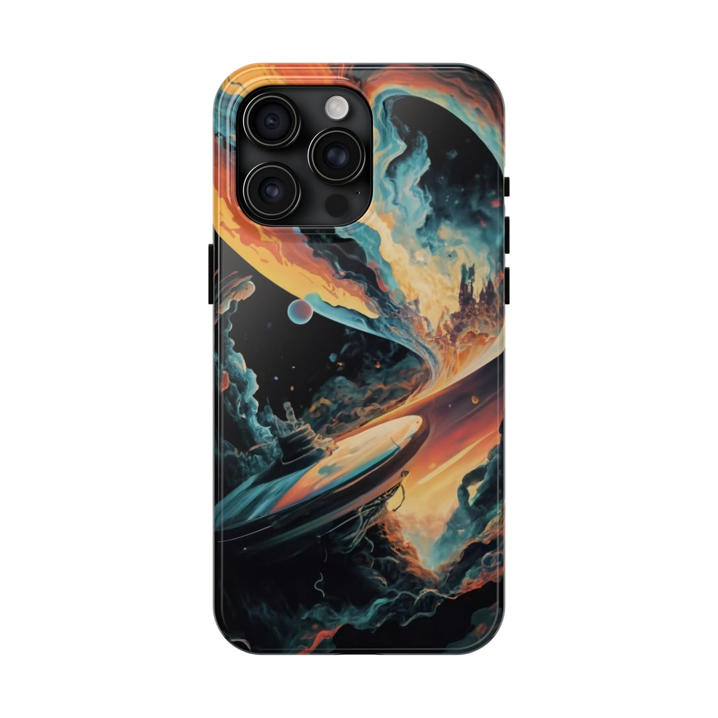 Retro Futuristic Space Odyssey Tough Phone Case