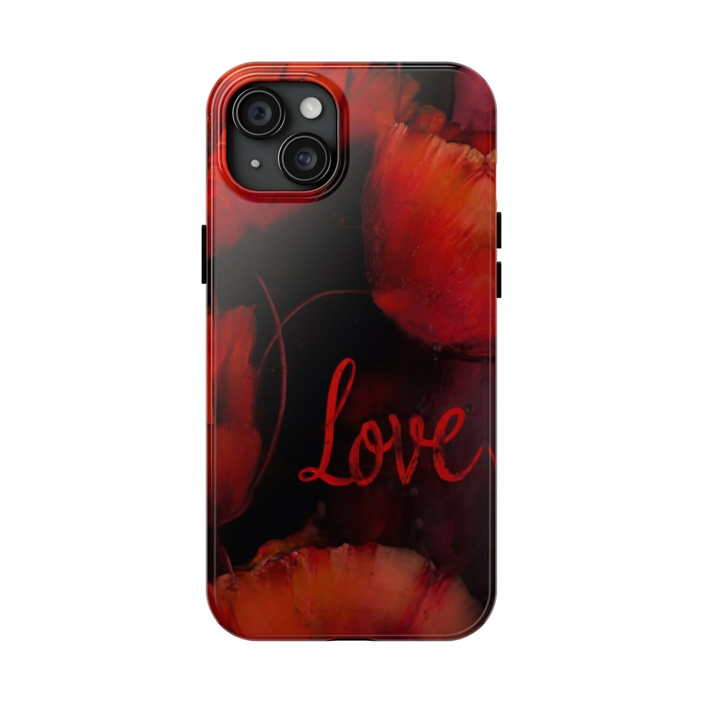 Crimson Love Blossoms Tough Phone Case