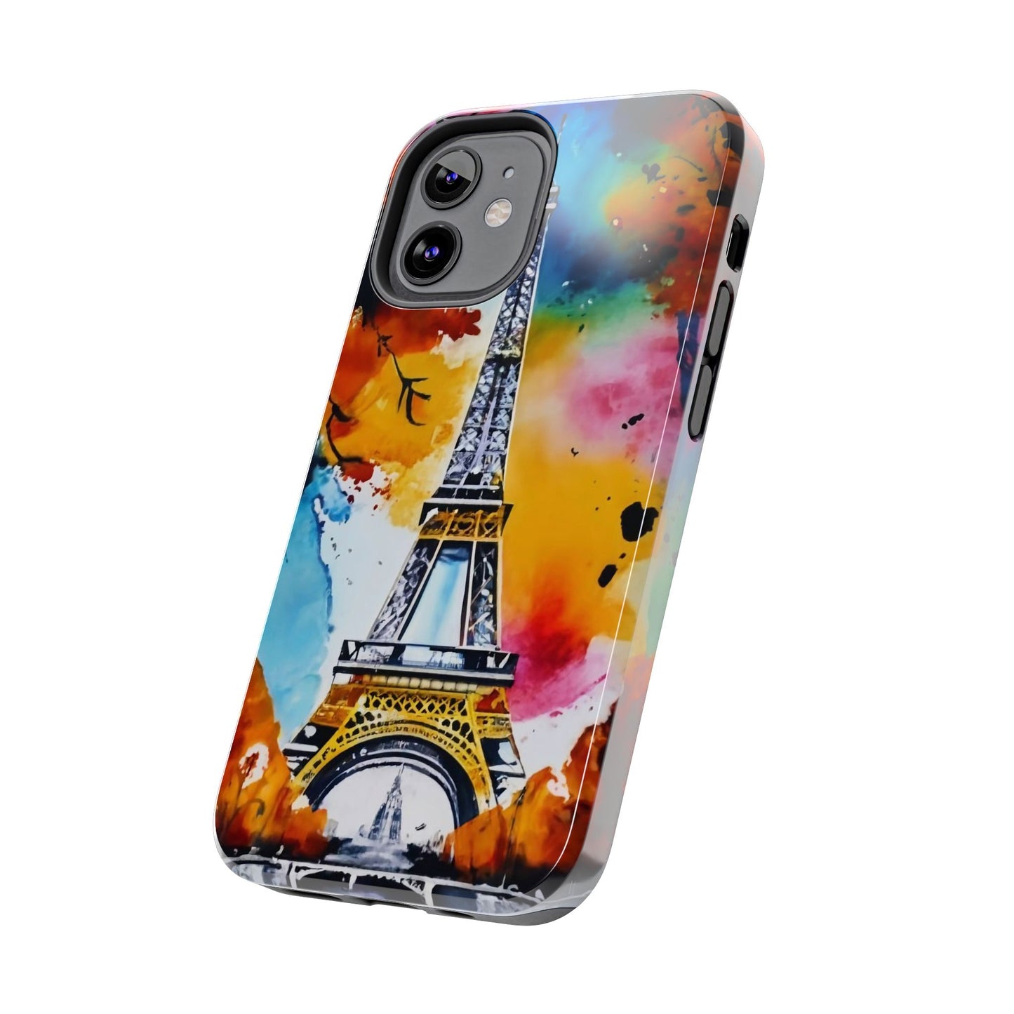 Vibrant Twilight Eiffel Defender Case