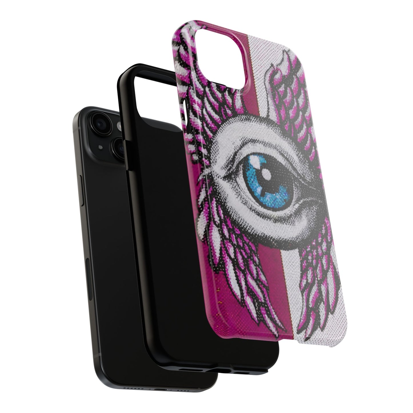 Dual-Tone Winged Eye iPhone Case