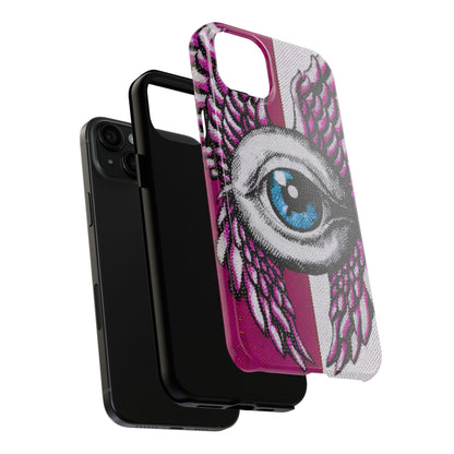 Dual-Tone Winged Eye iPhone Case