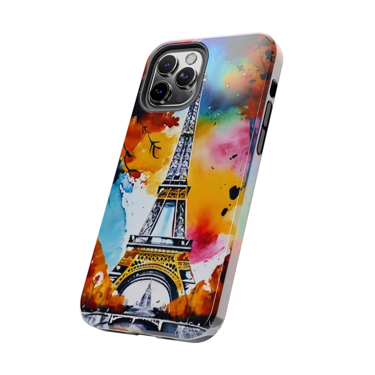 Vibrant Twilight Eiffel Defender Case