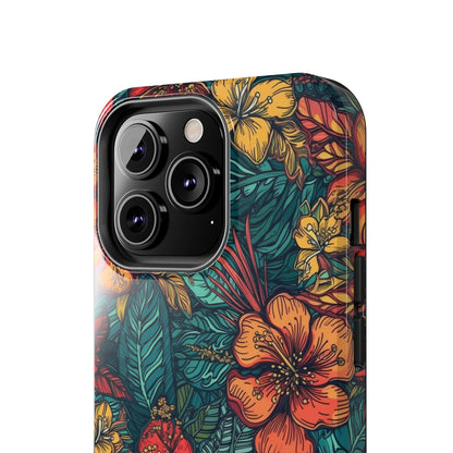 Radiant Frangipani - Hawaiian Tough Phone Case