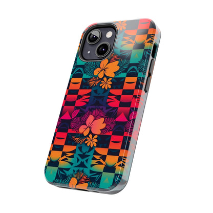 Electric Plumeria - Hawaiian Tough Phone Case