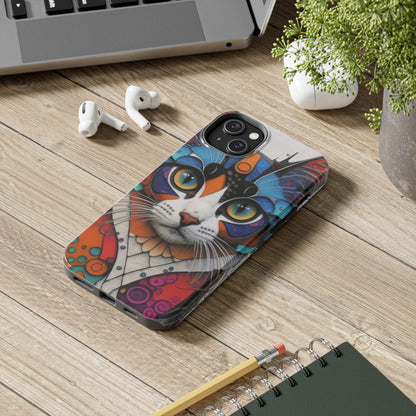 Whimsical Cat Dreamscape Guardian Phone Case