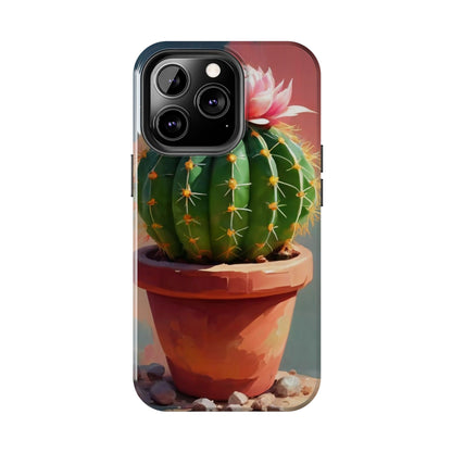 DesertBloom Terracotta Cactus Tough Phone Case