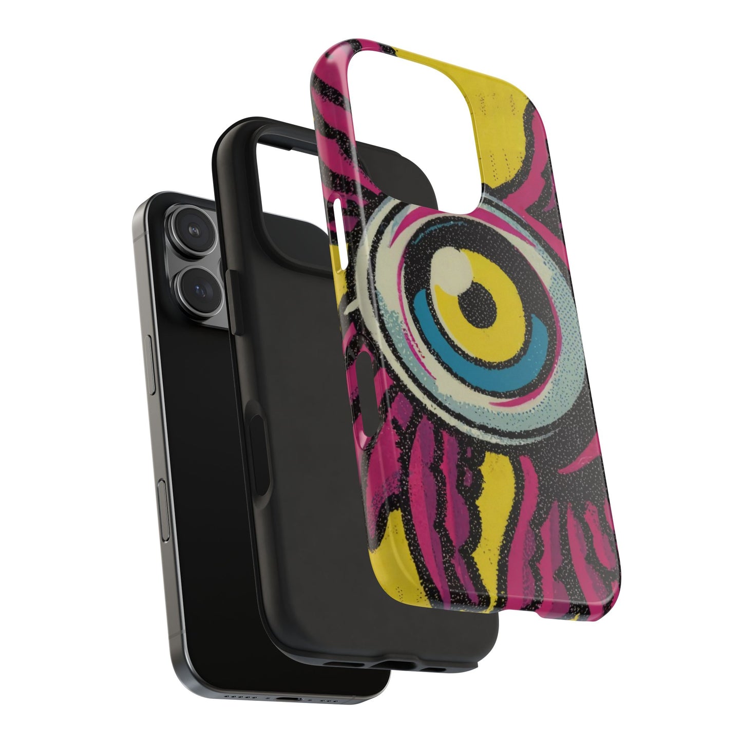 Golden Gaze Winged Eye iPhone Case