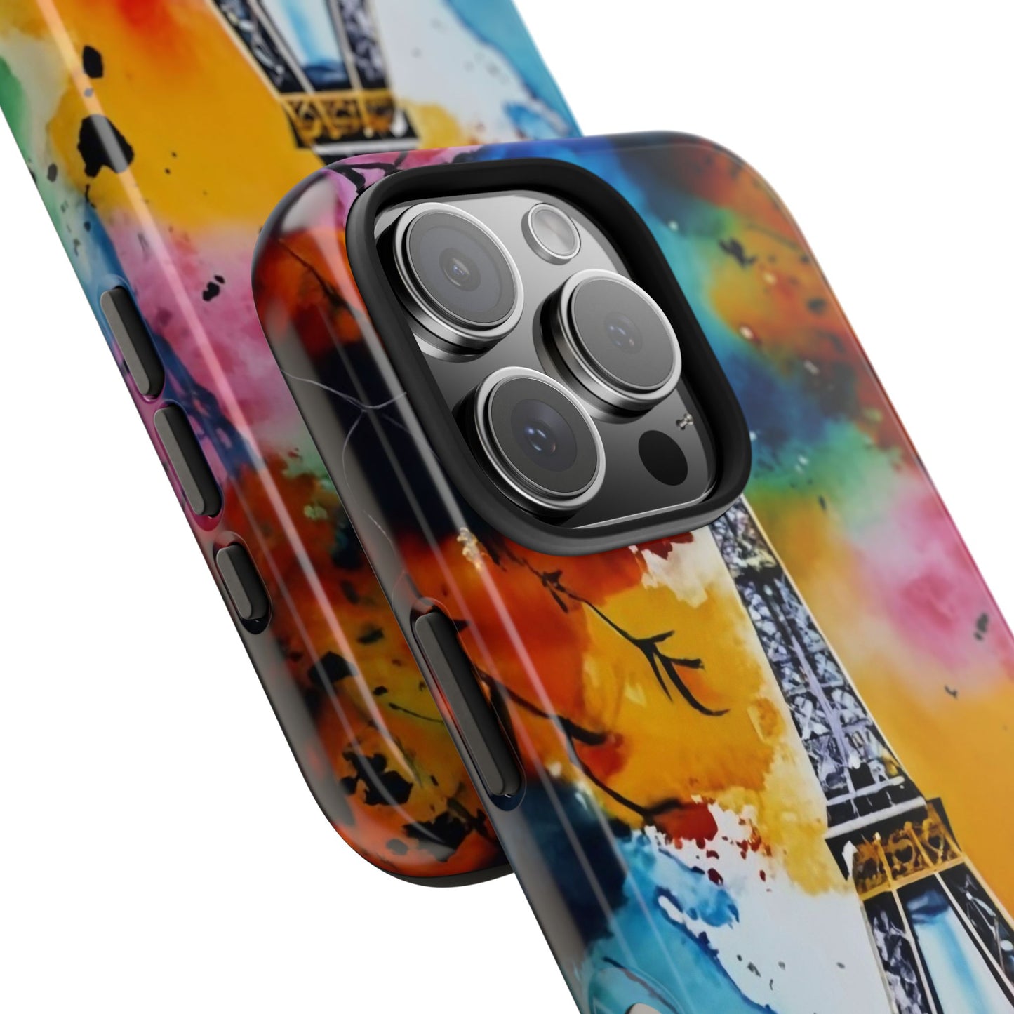 Vibrant Twilight Eiffel Defender Case