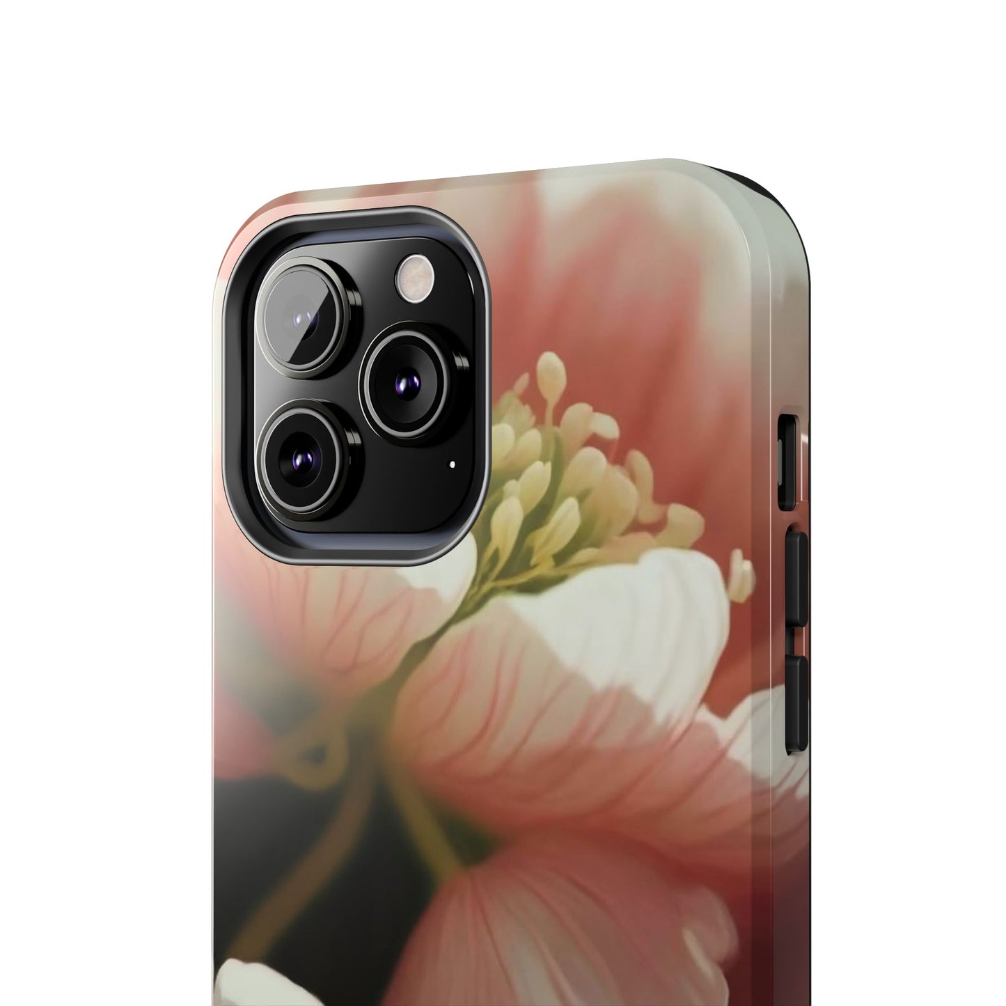 Pink Petal Watercolor Bloom Tough Phone Case