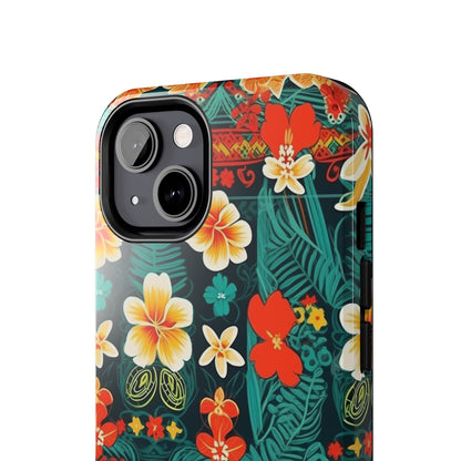 Hibiscus Haze - Hawaiian Tough Phone Case