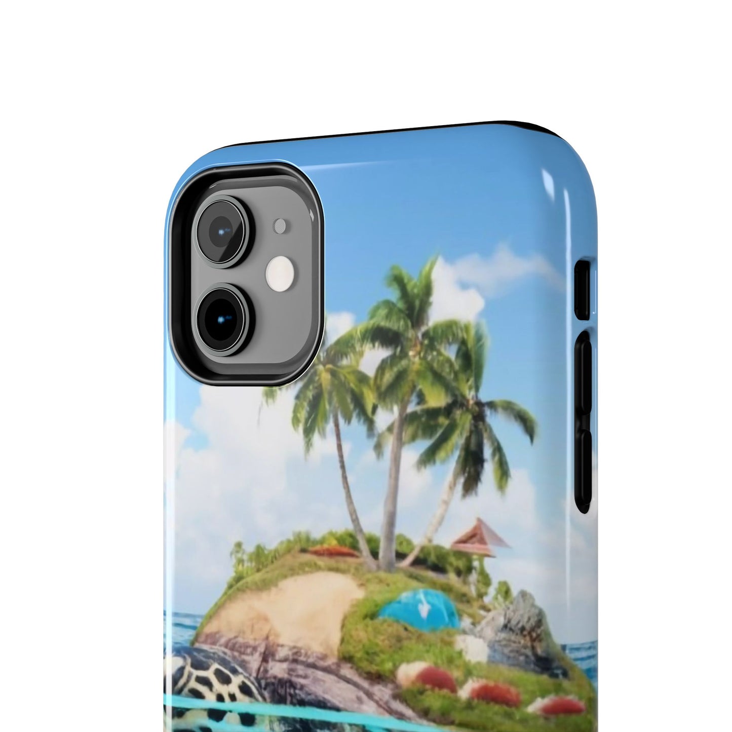 Island Turtle Ocean Adventure Tough Phone Case