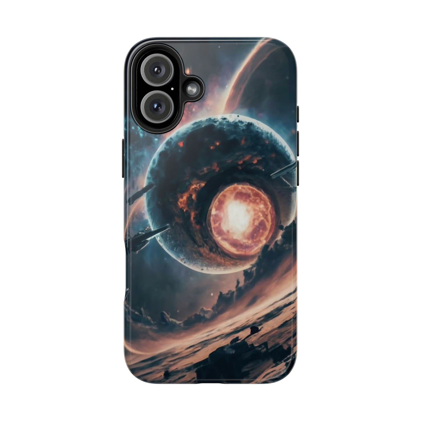 Cosmic Implosion Planet Tough Phone Case