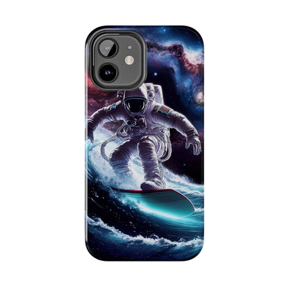 Galactic Wave Rider Astronaut Tough Phone Case