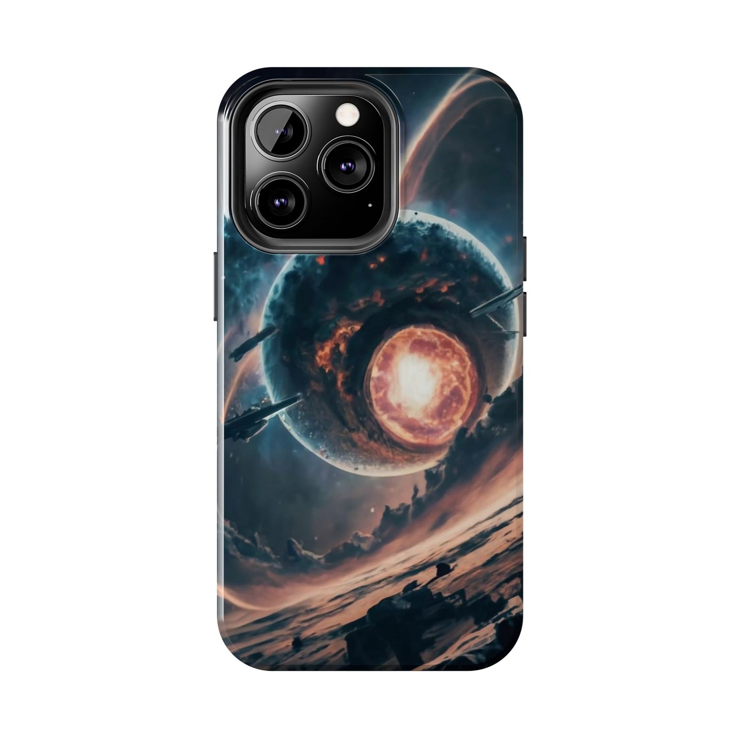 Cosmic Implosion Planet Tough Phone Case