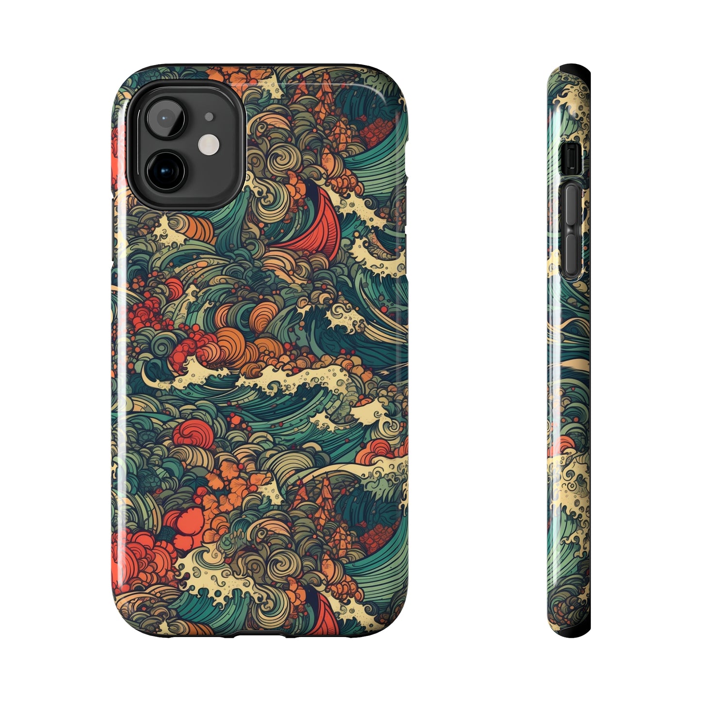 Electric Ocean - Wave of Colors - Tough Phone Cases