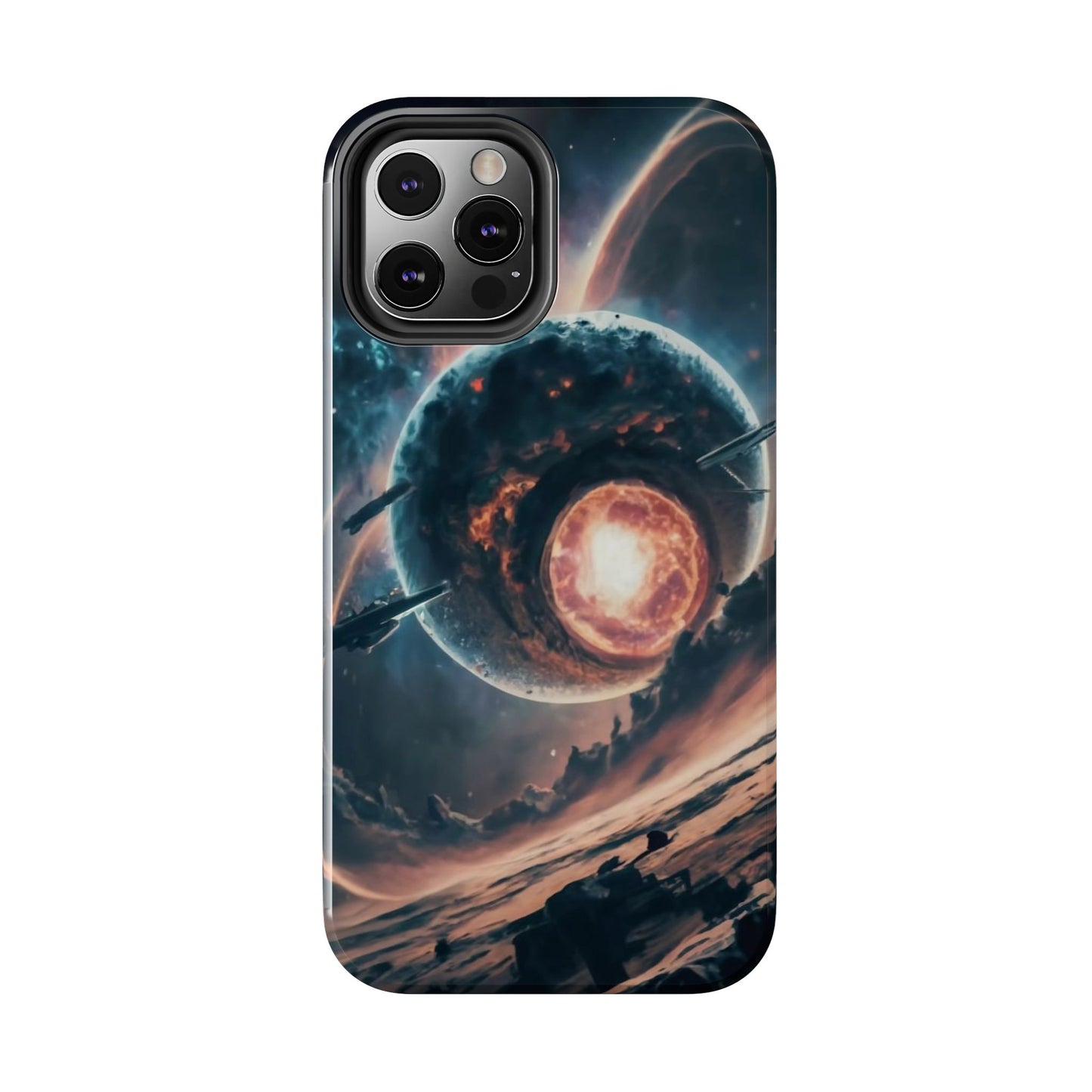 Cosmic Implosion Planet Tough Phone Case