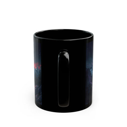 Futuristic Twin Planets Mug