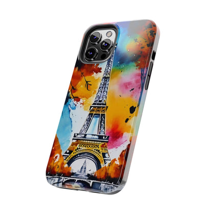 Vibrant Twilight Eiffel Defender Case