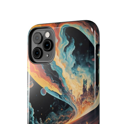 Retro Futuristic Space Odyssey Tough Phone Case
