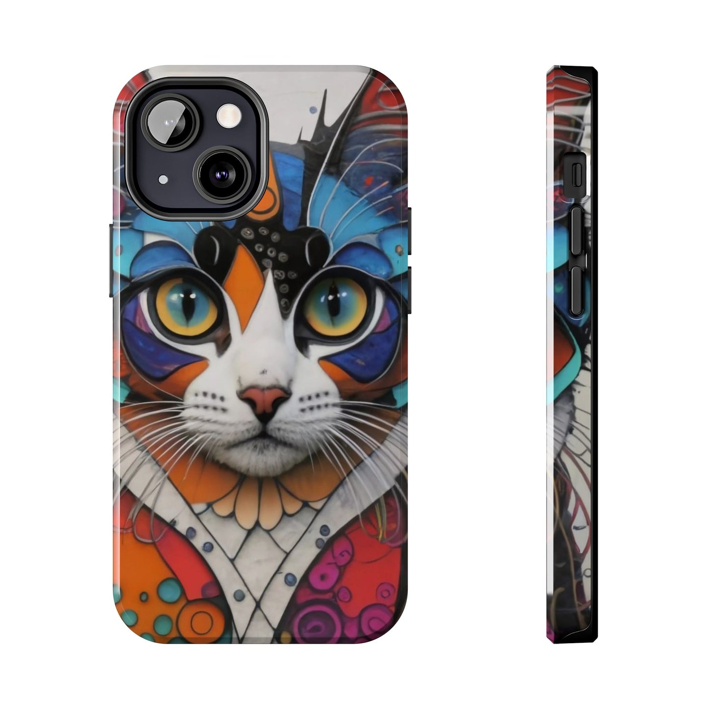 Whimsical Cat Dreamscape Guardian Phone Case