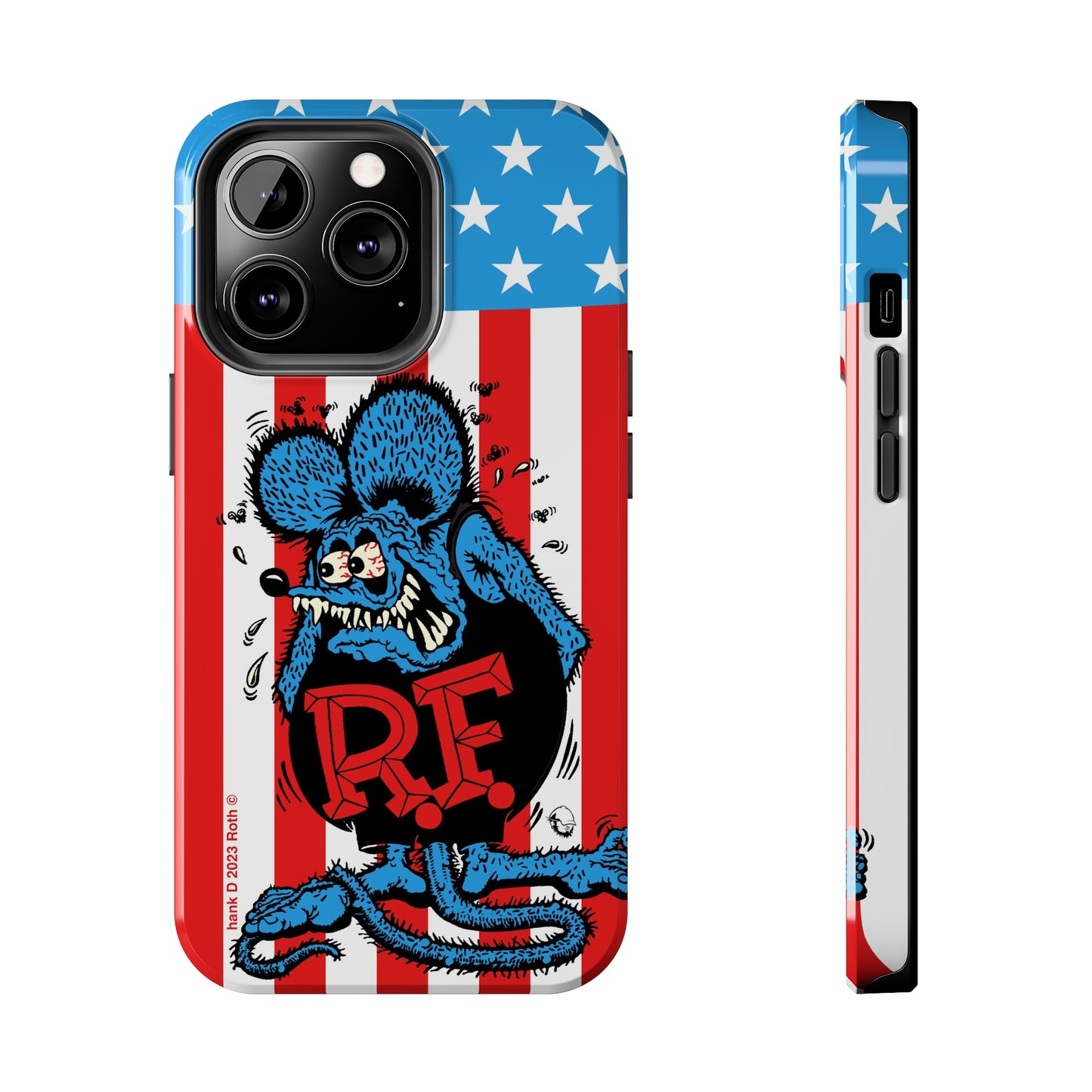 Red, White and Fink - Tough Phone Case