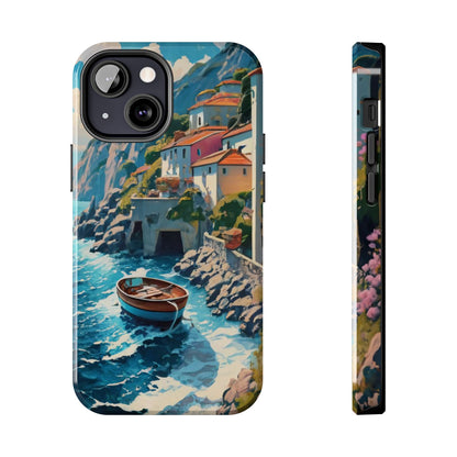 Coastal Dreamscape Boat Tough Phone Case