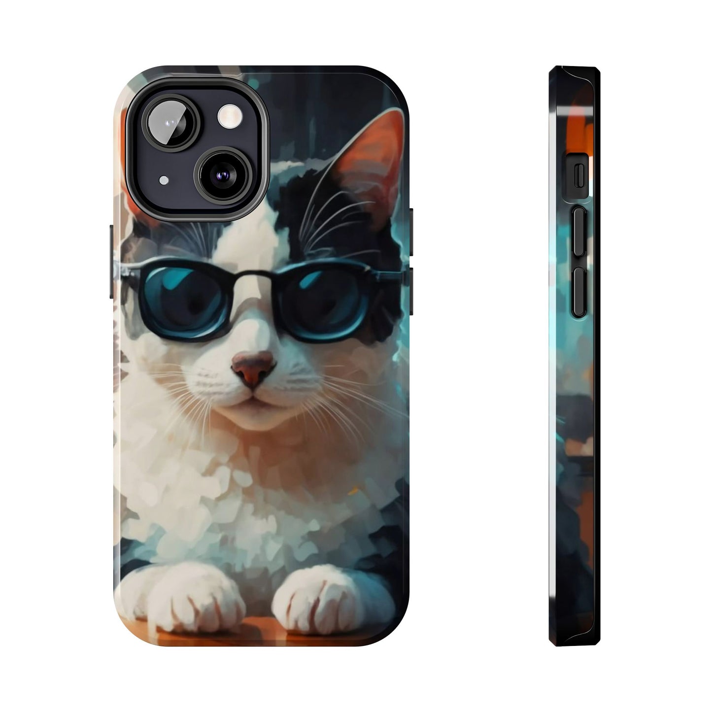 CoolCat Dinner Date Tough Phone Case