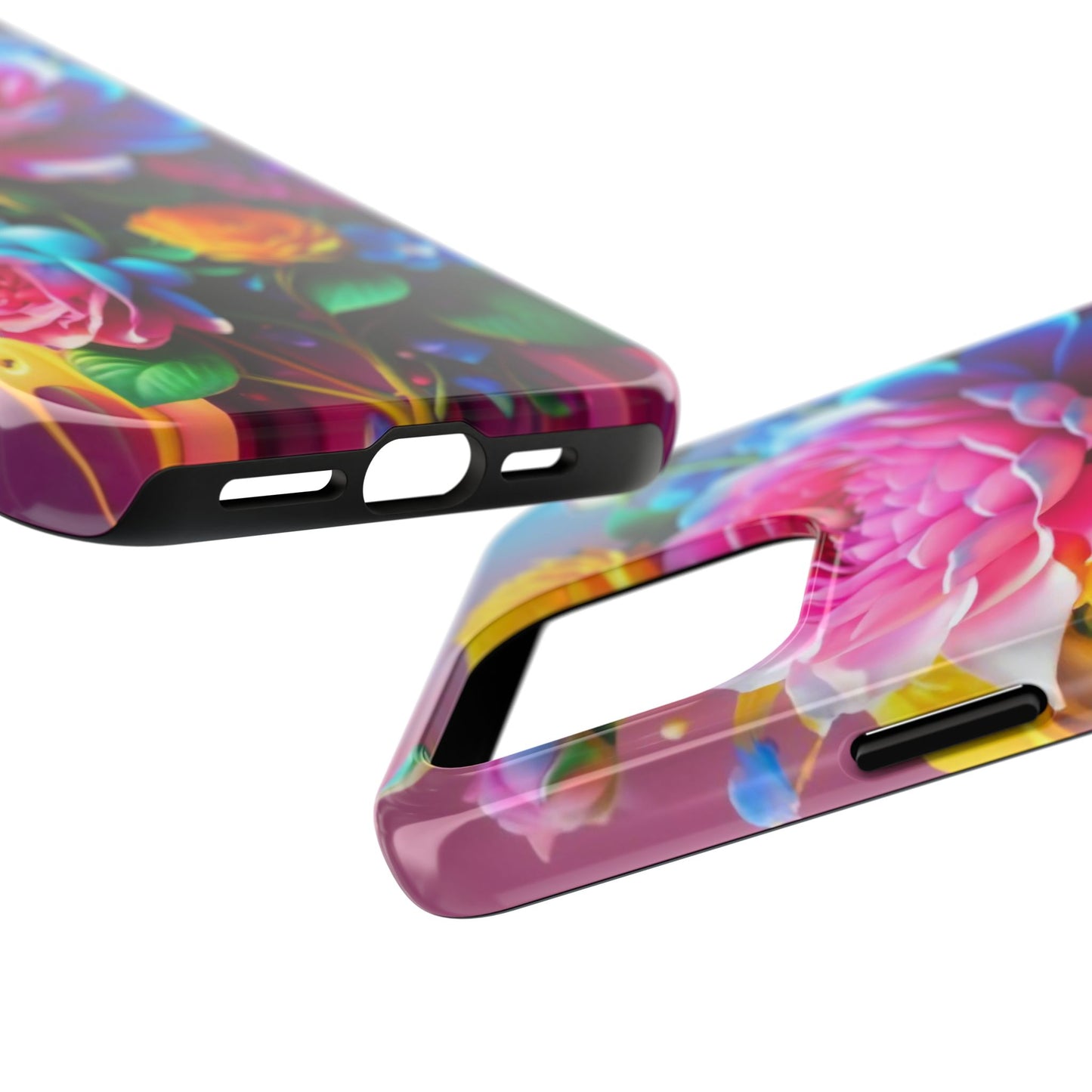 Vibrant Floral Splendor Tough Phone Case