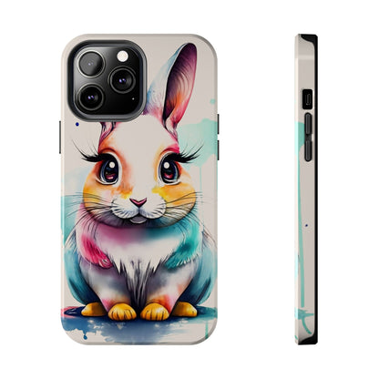 Minimalist Bunny Abstract Art Tough Phone Case