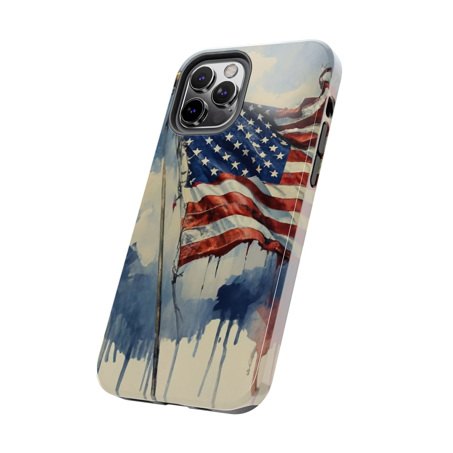 Tattered Glory American Flag Tough Phone Case