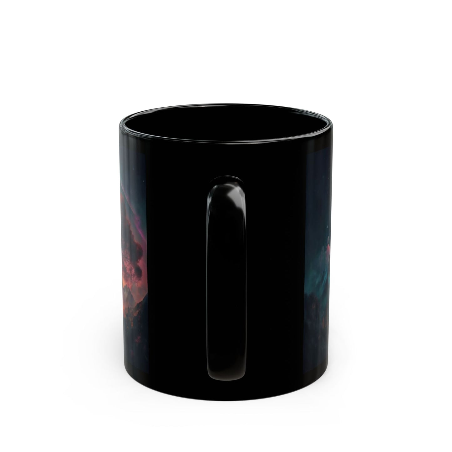 Crimson Blossom Planet Mug